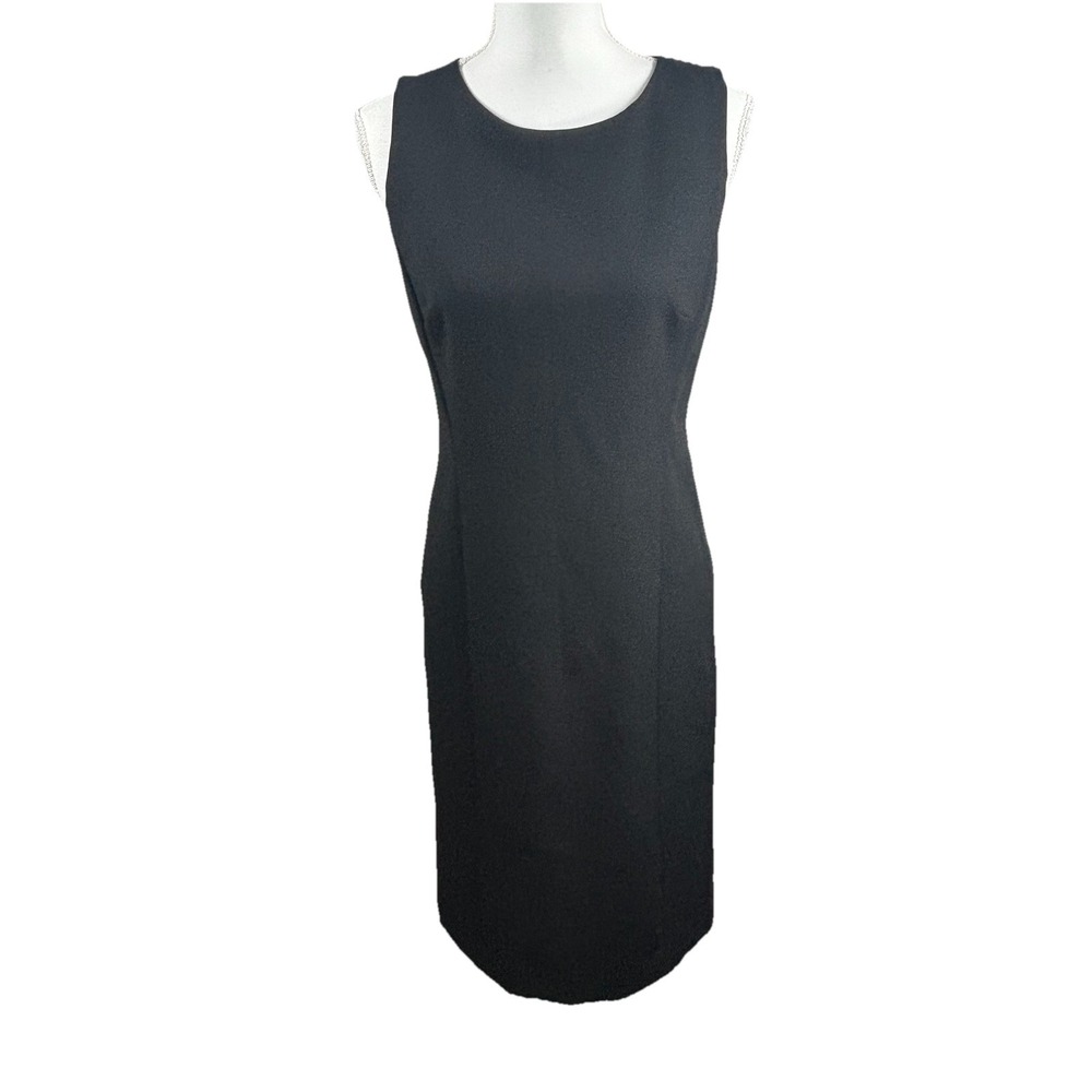 J Crew Professional Black Career Dress Sheath Sleeveless Size 4 $148